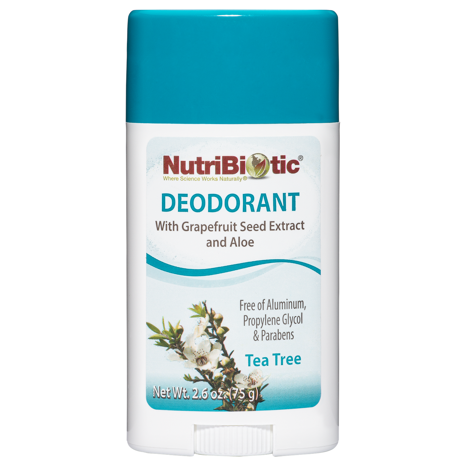 Nutribiotic , Deodorant, Tea Tree