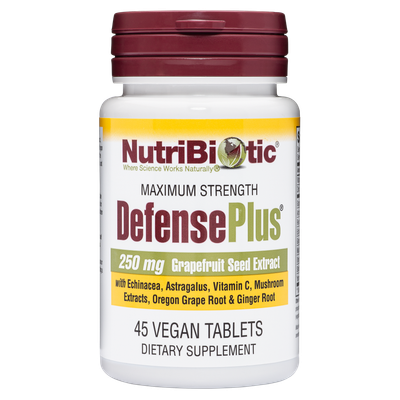 Nutribiotic , Defenseplus, Maximum Strength, 250 Mg Tablets