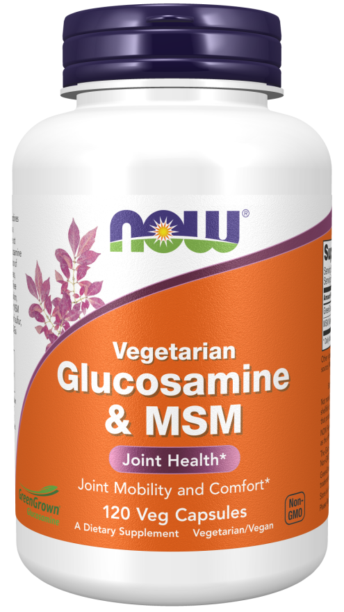 Now Supplements, Vegetarian Glucosamine & Msm 120 Veg Caps