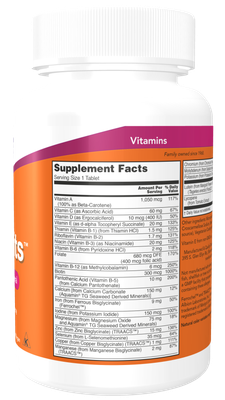 Now Supplements, Daily Vits 100 Tab