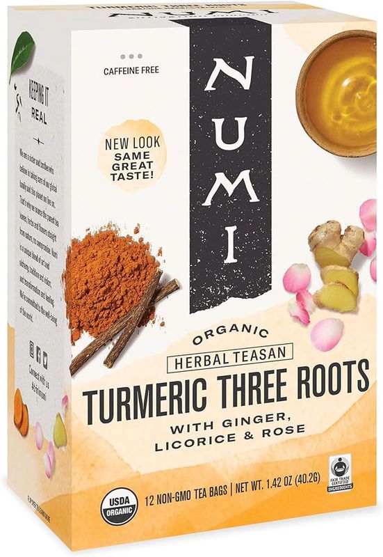 NUMI TEAS , Turmeric Three Roots NUMI TEAS , Turmeric Three Roots