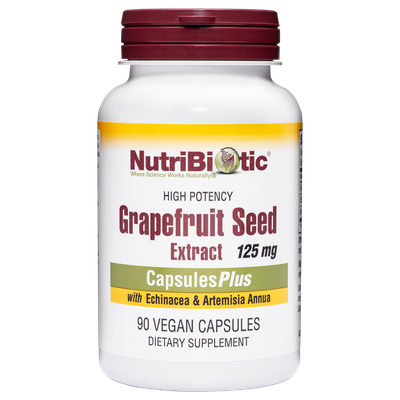 Nutribiotic , High Potency Grapefruit Seed Extract With Echinacea & Artemisia Annua, 125 Mg