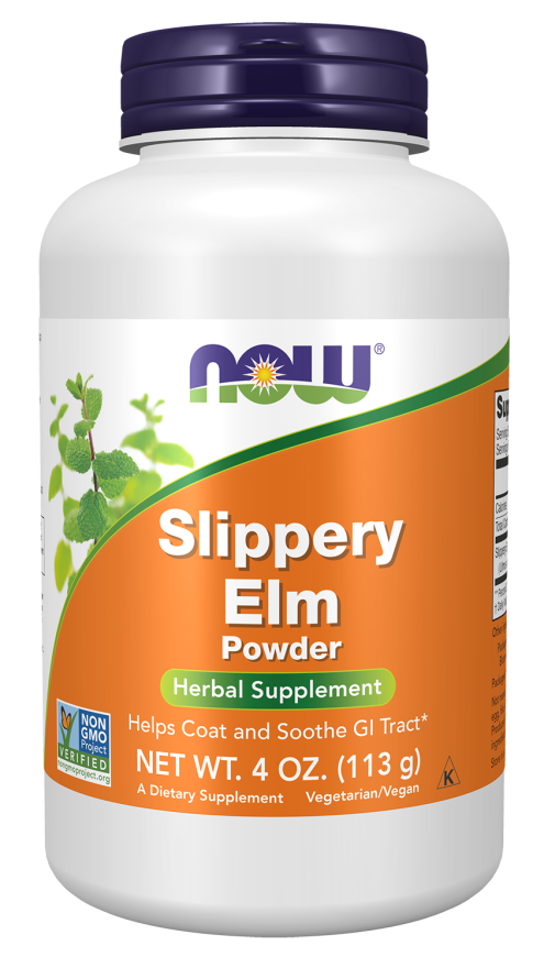 Now, Slippery Elm Powder 4 Oz.