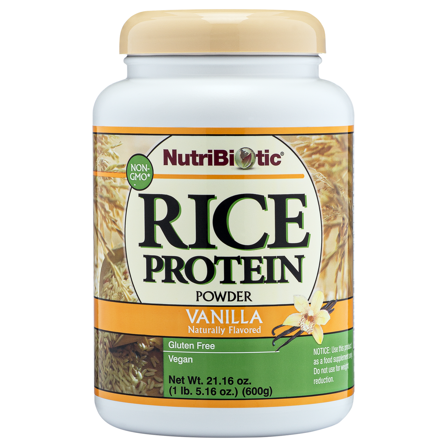 Nutribiotic , Rice Protein, Vanilla