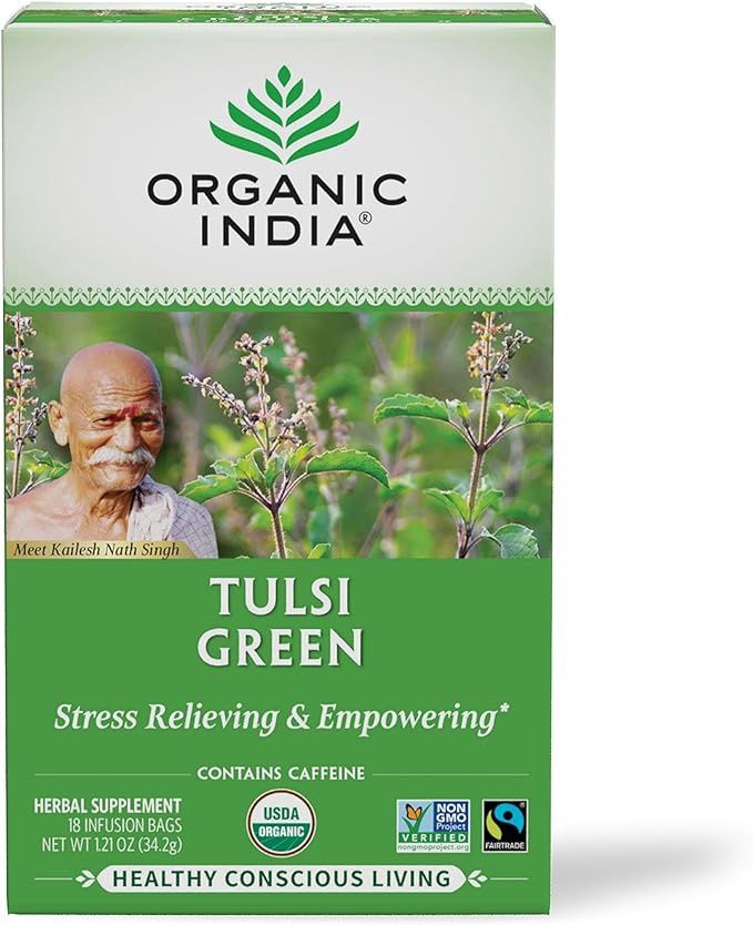 ORGANIC INDIA , Tulsi Tea, Green