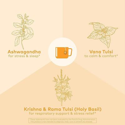 ORGANIC INDIA , Tulsi Tea, Ashwagandha