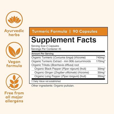 Organic India, Turmeric Formula