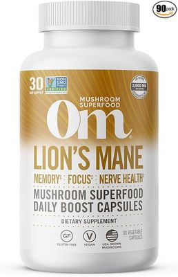 Om Mushrooms , Lions Mane Cp