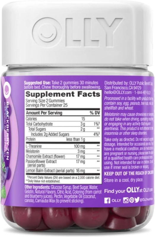 Olly, Sleep Gummies 50 Gummies