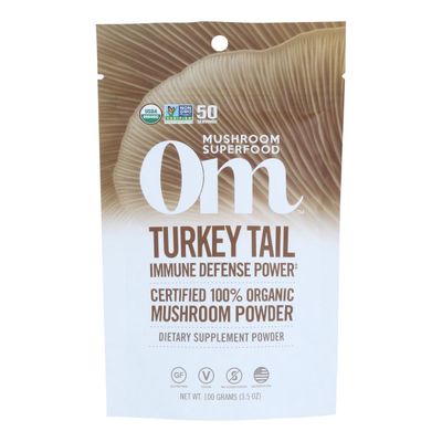 Om Mushrooms , Turkey Tail Organic Powder Om Mushrooms , Turkey Tail Organic Powder