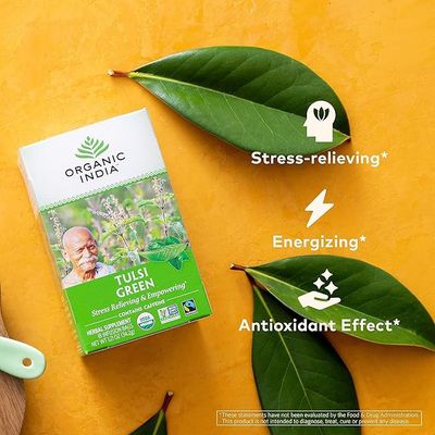 ORGANIC INDIA , Tulsi Tea, Green