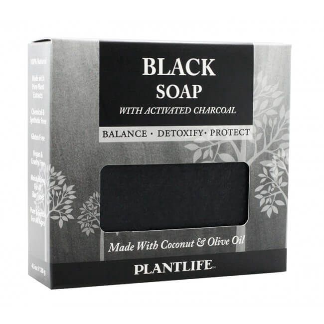Plantlife , Soap - Black 4 Oz