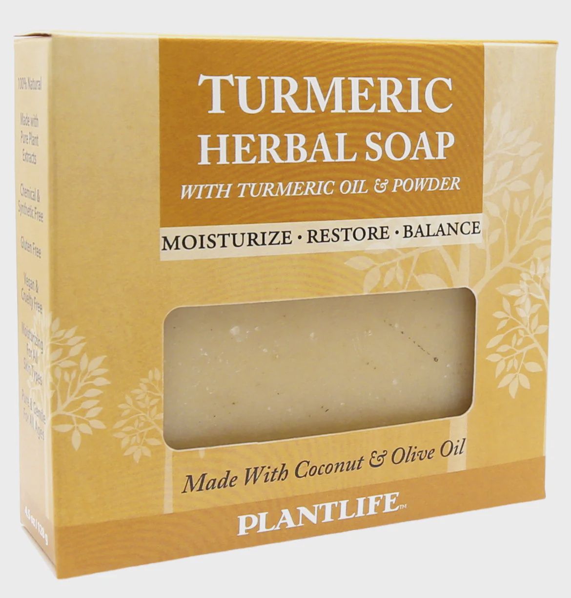 Plantlife , Soap - Turmeric 4 Oz