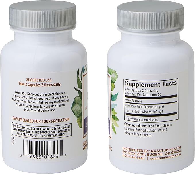 Quantum , Elderberry, 400 Mg