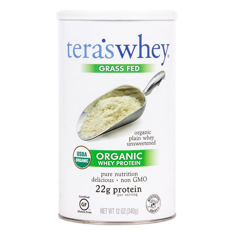 Simply Teras , Whey Protein Powder, Grass-Fed, Plain, Unsweetened, Organic