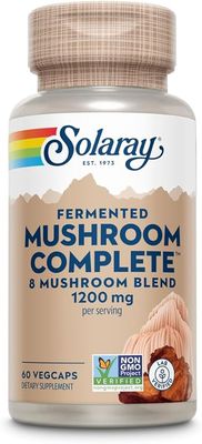 Solaray , Mushroom Complete, 1200 Mg, 60 Veg Caps Solaray , Mushroom Complete, 1200 Mg, 60 Veg Caps