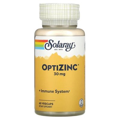 Solaray , Optizinc 60Ct 30Mg