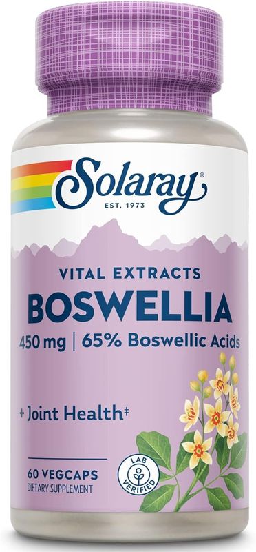 Solaray, Boswellia 450 Mg 60 Veg Caps Solaray, Boswellia 450 Mg 60 Veg Caps