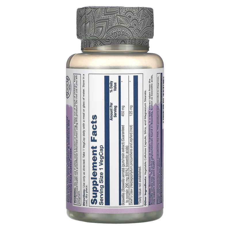 Solaray, Boswellia 450 Mg 60 Veg Caps