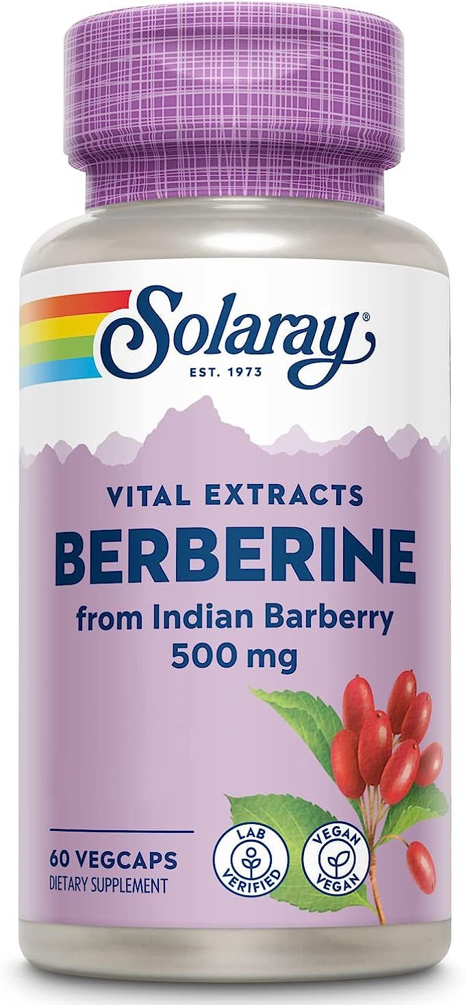Solaray, Berberine 500 Mg 60 Veg Caps