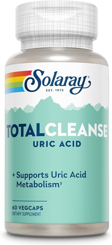 Solaray , Total Cleanse Uric Acid 60Ct Solaray , Total Cleanse Uric Acid 60Ct