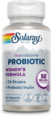 Soloray, Women's Formula Probiotic 50 Billion 30 Veg Caps Soloray, Women's Formula Probiotic 50 Billion 30 Veg Caps