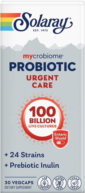 Soloray, Urgent Care Probiotic 100 Billion  30 Veg Caps