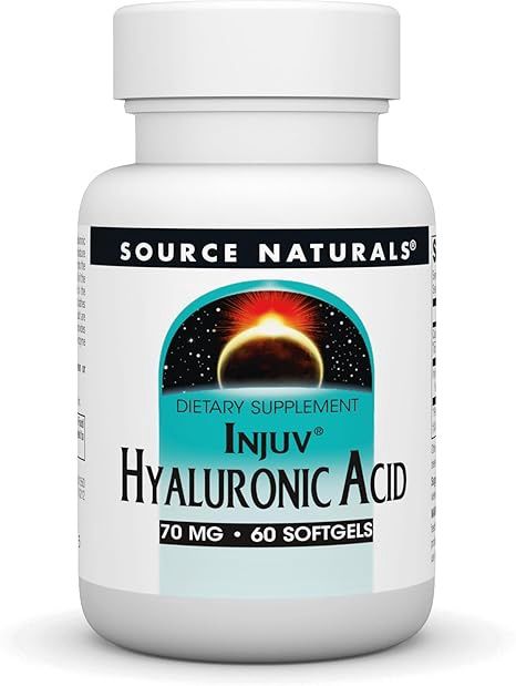 Source Naturals , Injuv Hyaluronic Acid, 70 Mg, 60 Softgels