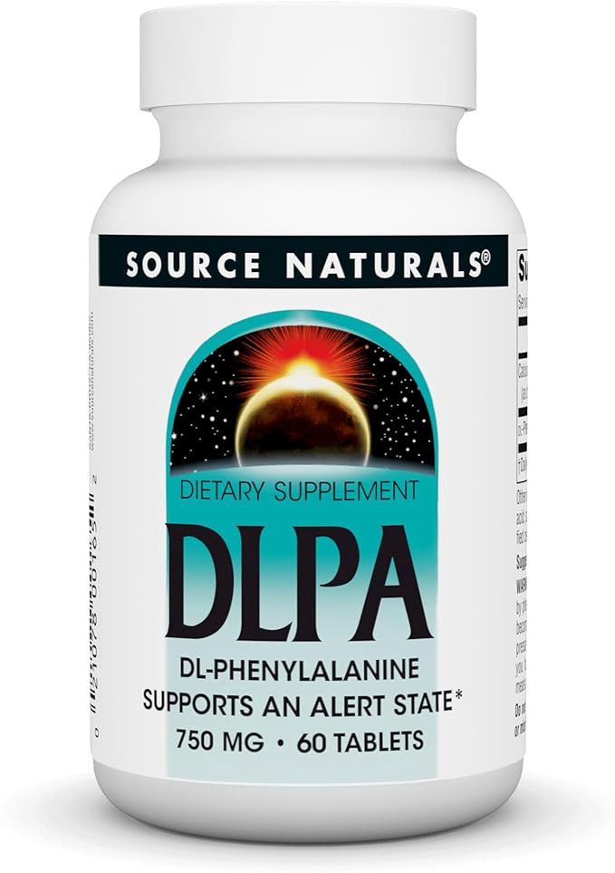Source Naturals, Dlpa 750 Mg 60 Tablets