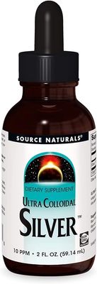Source Naturals , Ultra Colloidal Silver, 10 Ppm, 2 Fl Oz (59.14 Ml) (5 Ppm Per Tsp)
