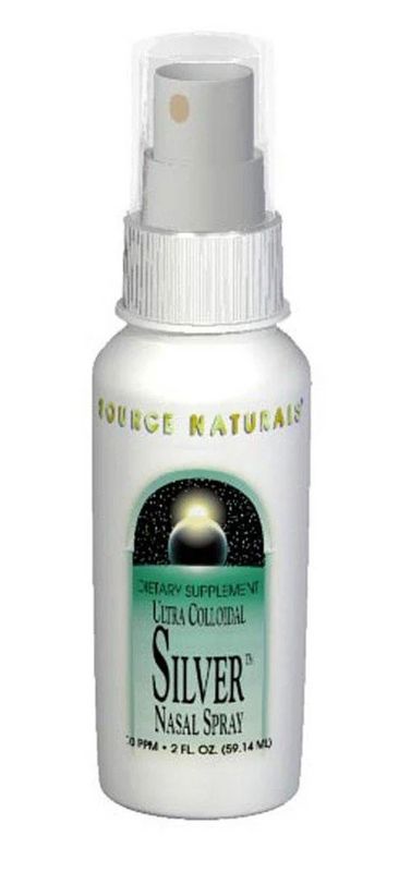 Source Naturals, Ultra Colloidal Silver Nasal 1Oz Source Naturals, Ultra Colloidal Silver Nasal 1Oz