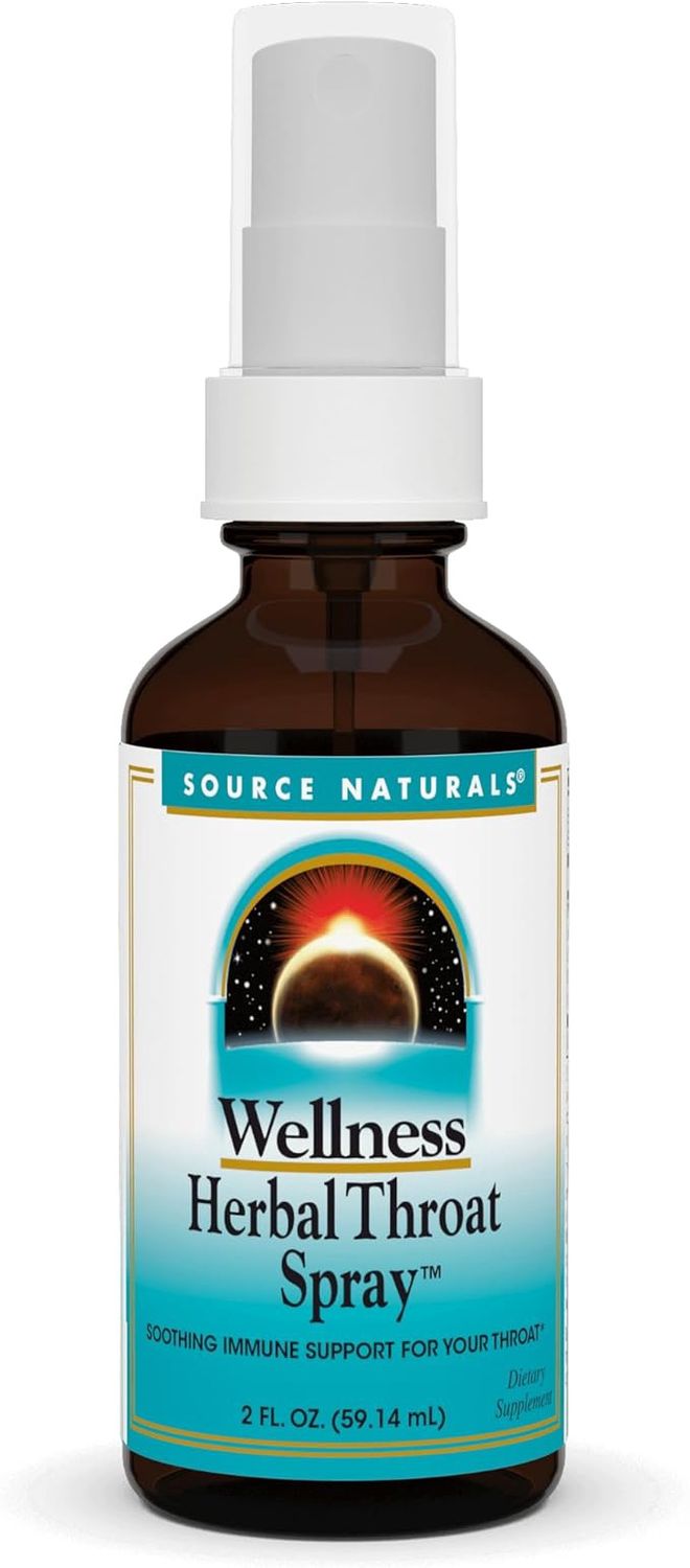 Source Naturals , Wellness Herbal Throat Spray - For Immune System Support - 2 Fl Oz