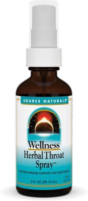Source Naturals , Wellness Herbal Throat Spray - For Immune System Support - 2 Fl Oz