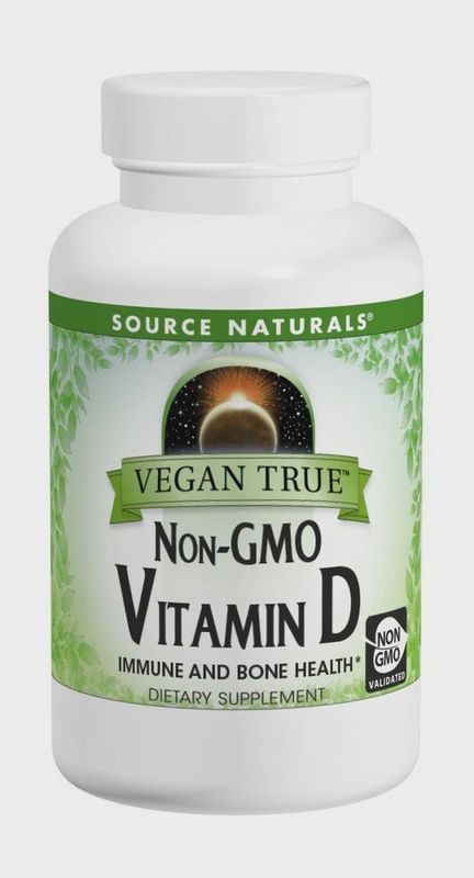 Source Naturals , Vegan True Non-Gmo D 2,000 Iu Source Naturals , Vegan True Non-Gmo D 2,000 Iu