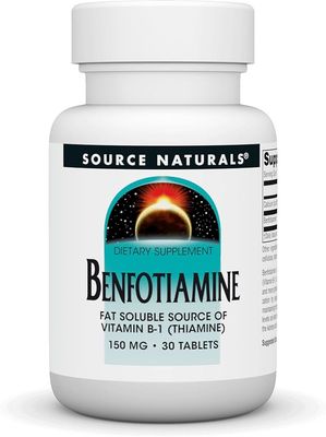 Source Naturals, Benfotiamine 150 Mg 30 Tablets
