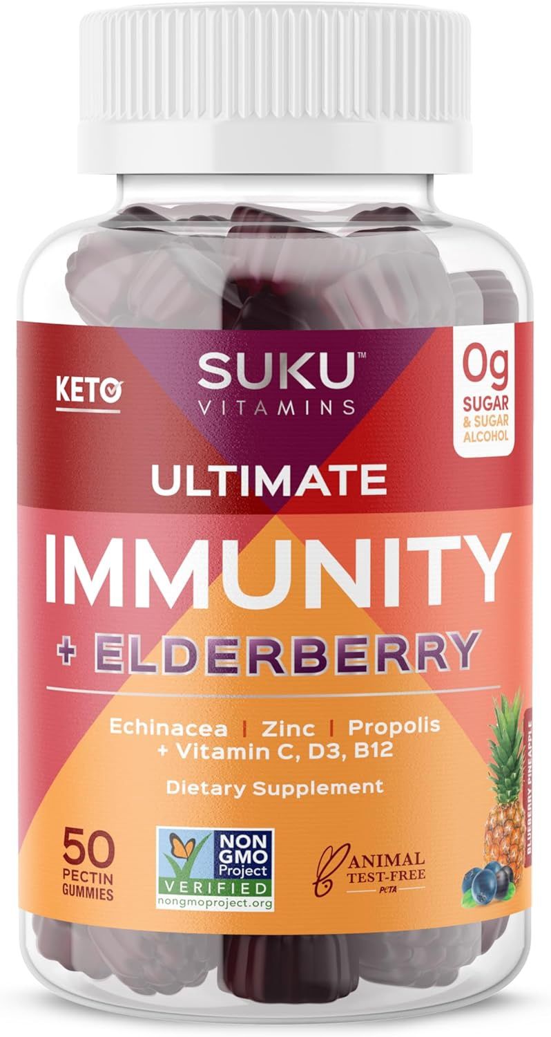 Suku, Immunity + Elderberry 50 Gummies
