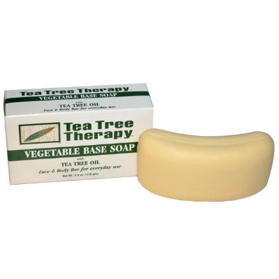 Tea Tree Therapy, Vegetable Soap Bar With Tea Tree 3.9Oz