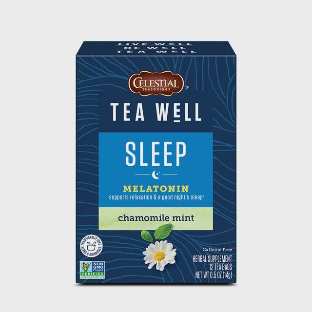 TEAWELL , TeaWell Sleep Melatonin Chamomile Mint, 12 tea bags