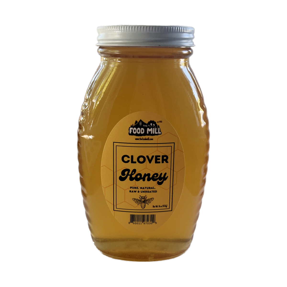The Food Mill, Clover Honey 1 lb.