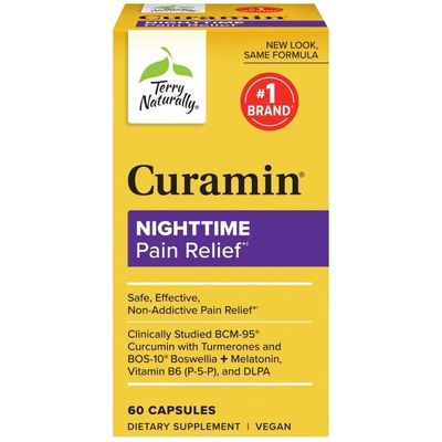Terry Naturally, Curamin Nighttime Relief 60 Cap