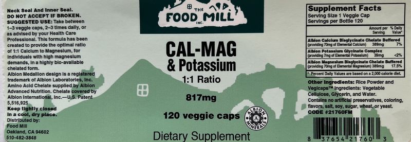 The Food Mill , The Food Mill Cal & Mag & Pot