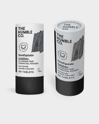 The Humble Co , Toothpastetablest Fluoride - Free Charcoal Powder