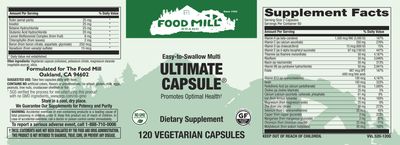 The Food Mill , Ultimate Capsule Veg