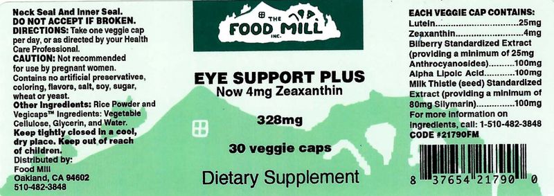 The Food Mill, Eye Support Plus