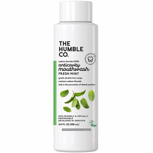 The Humble Co , Anticavity Mouthwash Fresh Mint 16.9Oz