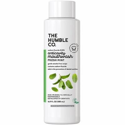The Humble Co , Anticavity Mouthwash Fresh Mint 16.9Oz