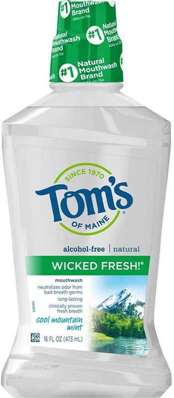 Tom's Of Maine, Wicked Fresh! Mouthwash, Cool Mountain Mint Tom's Of Maine, Wicked Fresh! Mouthwash, Cool Mountain Mint
