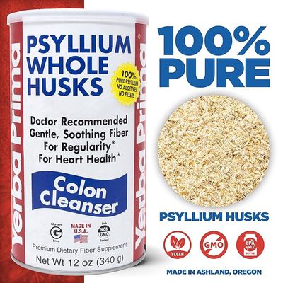 Yerba Prima , Psyllium Whole Husks, Colon Cleanser