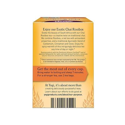 YOGI TEA , Chai Rooibos Tea