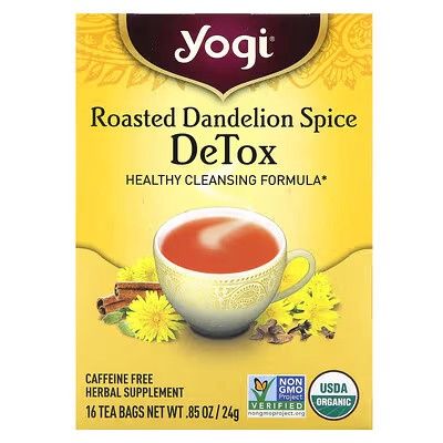 YOGI TEA , DeTox Roasted Dandelion Spice